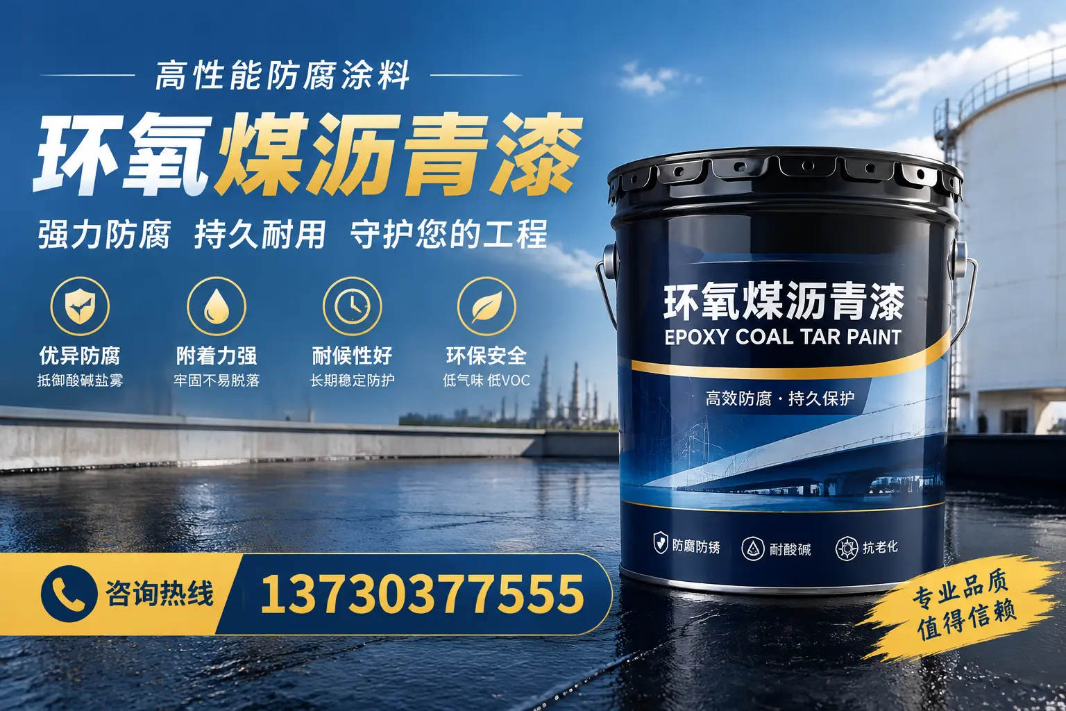 环氧煤沥青漆的耐久性分析,适合莘县的使用场景